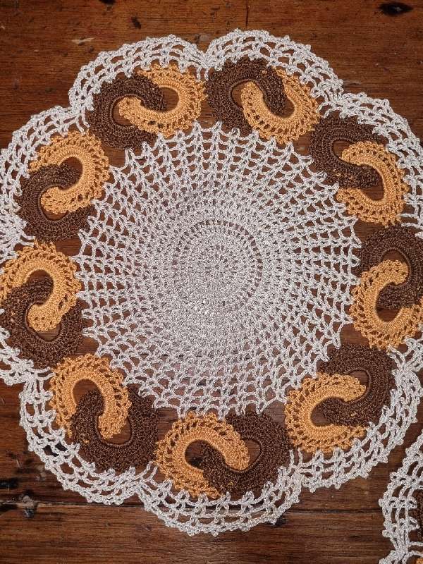 Beautiful handcrafted crochet doilies with intricate detail - Set of 3