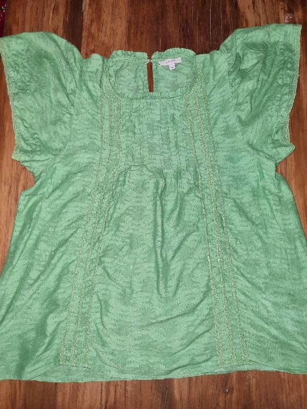 Green Poetry Top - Size 10