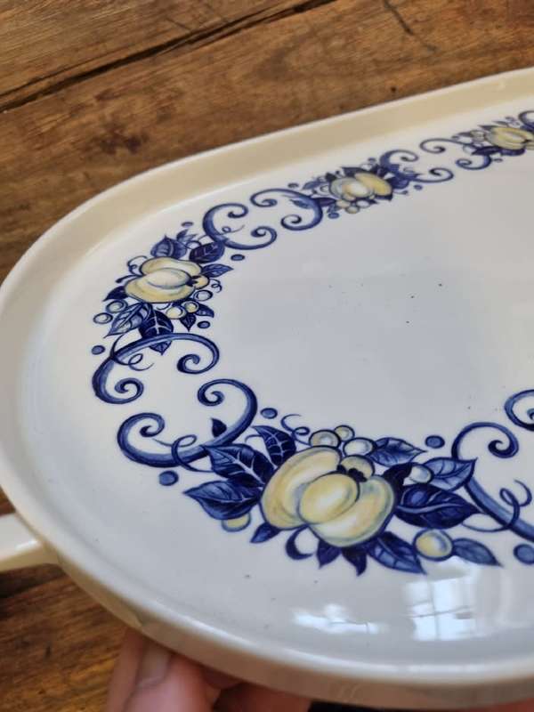 Large Villeroy & Boch Porcelain Sandwich tray - Made in Luxembourg