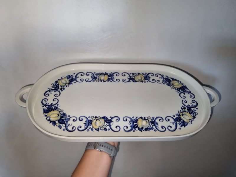Large Villeroy & Boch Porcelain Sandwich tray - Made in Luxembourg