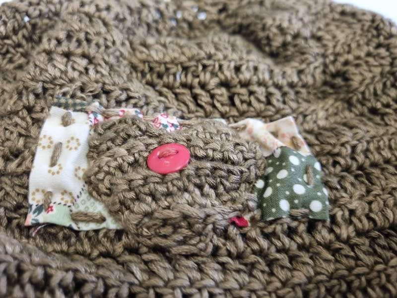 Hand crafted crochet teapot cozy