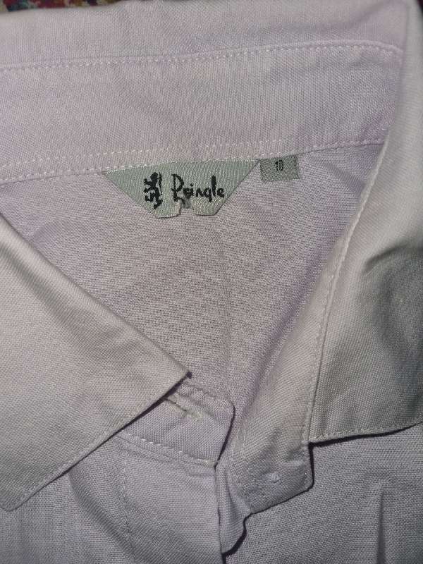 Pringle Cotton Rich Shirt - Lilac colour - Size 10