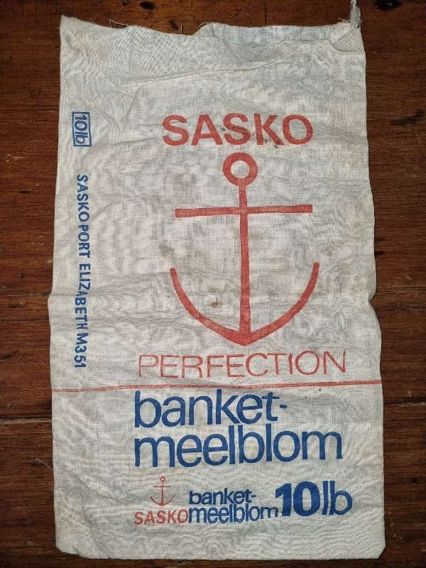 Vintage Sasko flour bag - 10lb