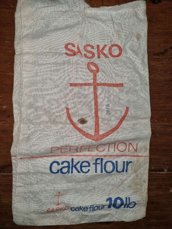 Vintage Sasko flour bag - 10lb