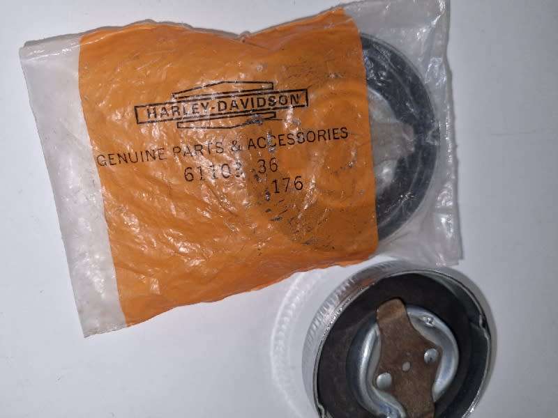 2 x Genuine Harley-Davidson Oil Caps - One is still sealed