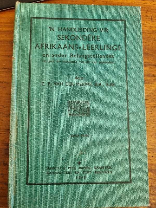 `n Handleiding vir Sekondere Afrikaans-leerlinge 1948