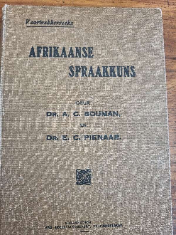 Voortrekkerreeks - Afrikaanse Spraakkuns - 1925