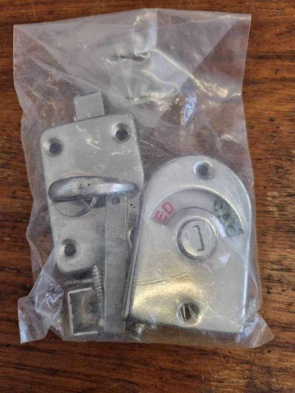 Bathroom Toilet Door Lock - Vacant / Occupied