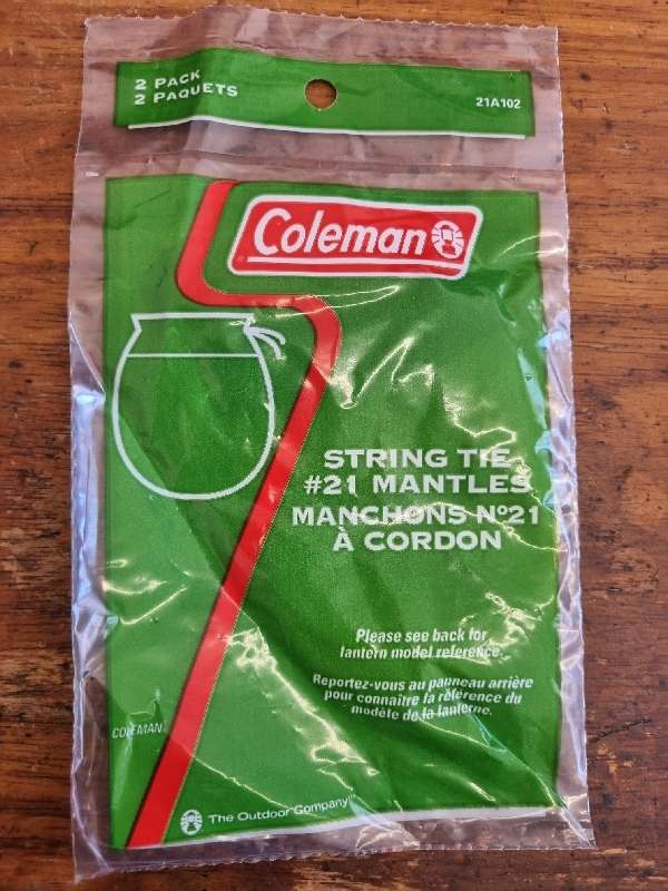 Coleman String Tie No 21 Mantles - 2 Pack