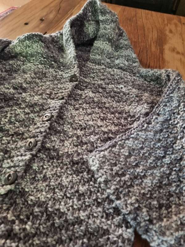Hand Knitted Baby grow