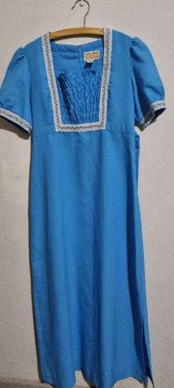 Beautiful Blue Vintage Dress - Size 36