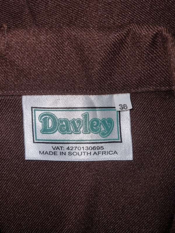 Vintage Dark Brown Jacket - Size 36