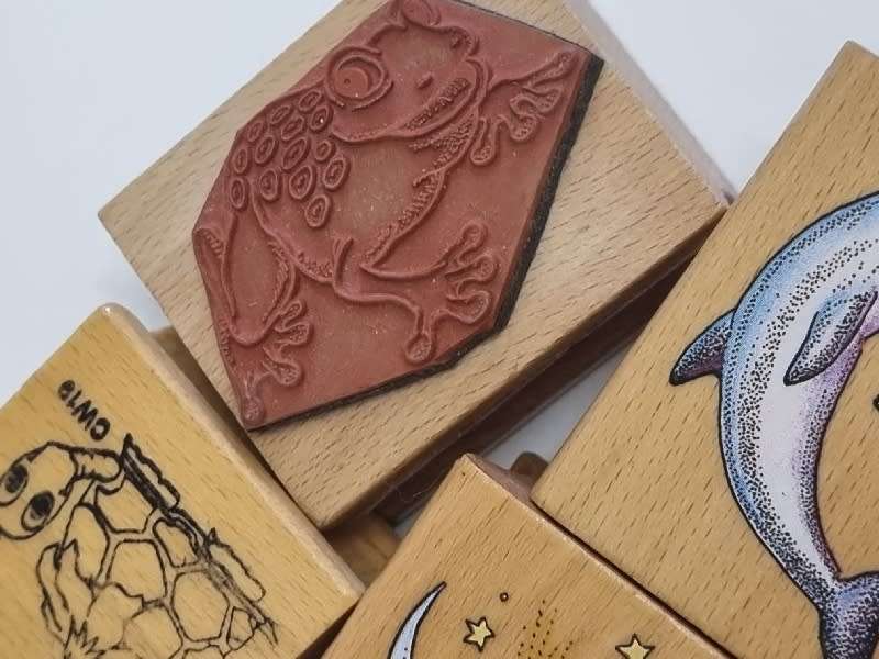 12 x Rubber stamps