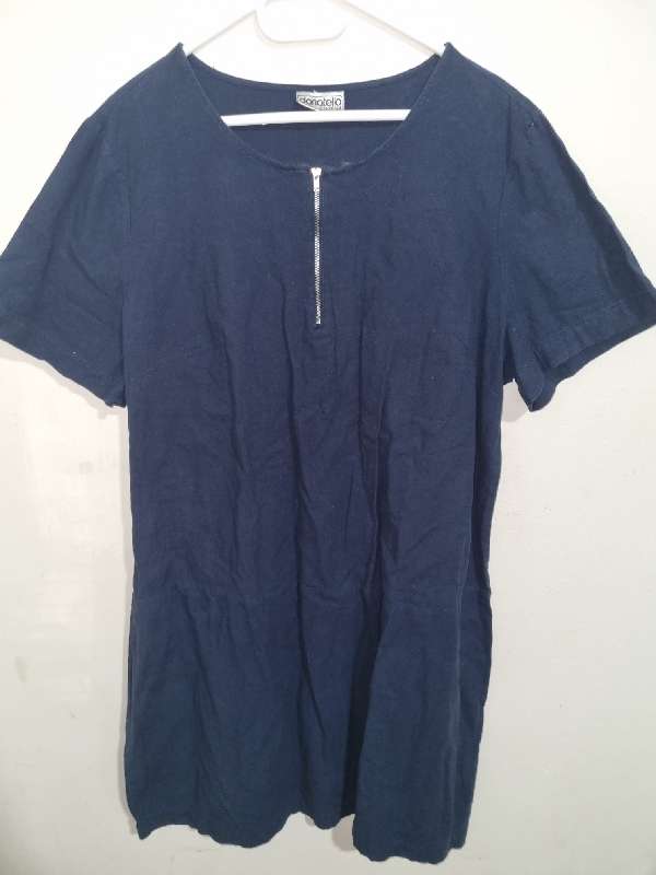 Donatella Navy Dress - Size 20