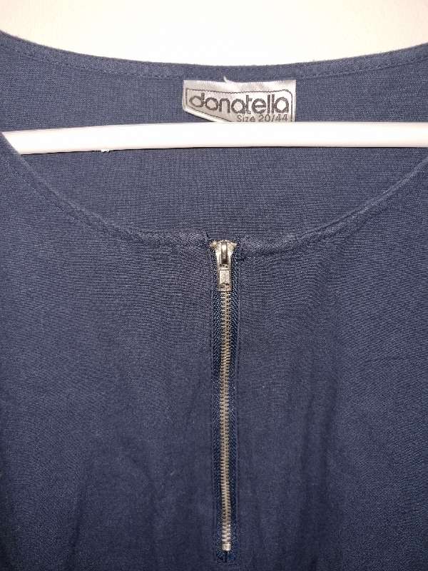 Donatella Navy Dress - Size 20
