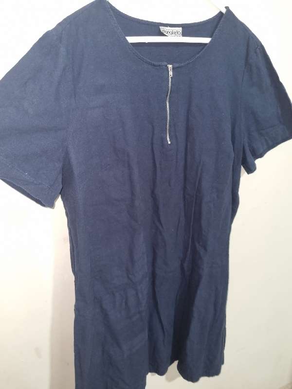 Donatella Navy Dress - Size 20
