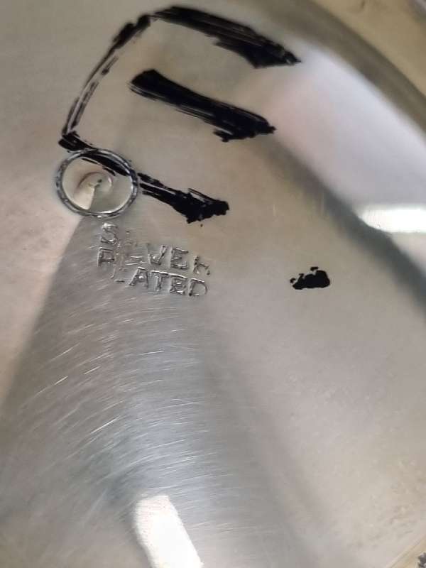 Large Silver Plated water jug - Good Quality Heavy item - Needs a clean