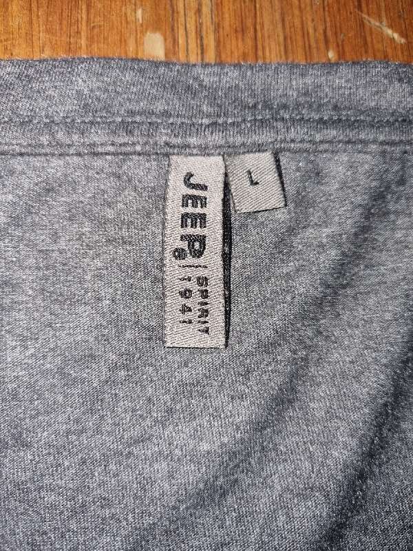 Grey Jeep T-shirt - Size L