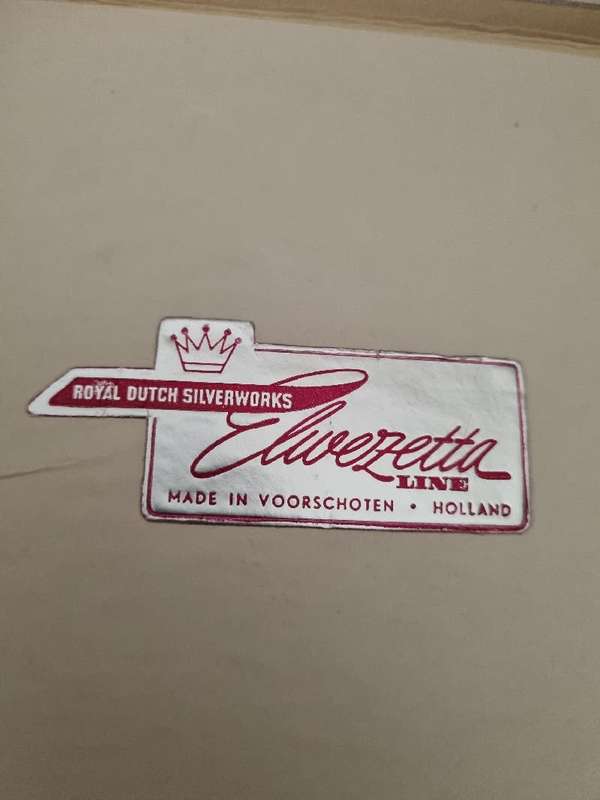 6 x Vintage Elwezetta Cake Forks - boxed
