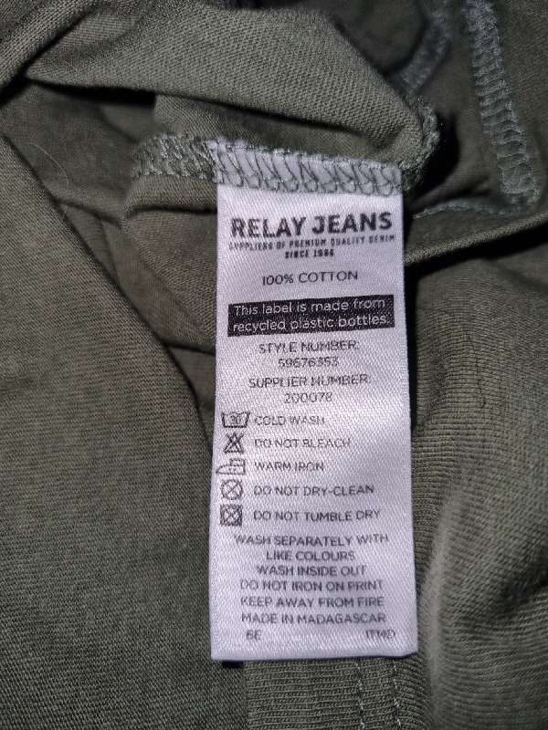 Relay Jeans T-Shirt - Size M - 100% cotton