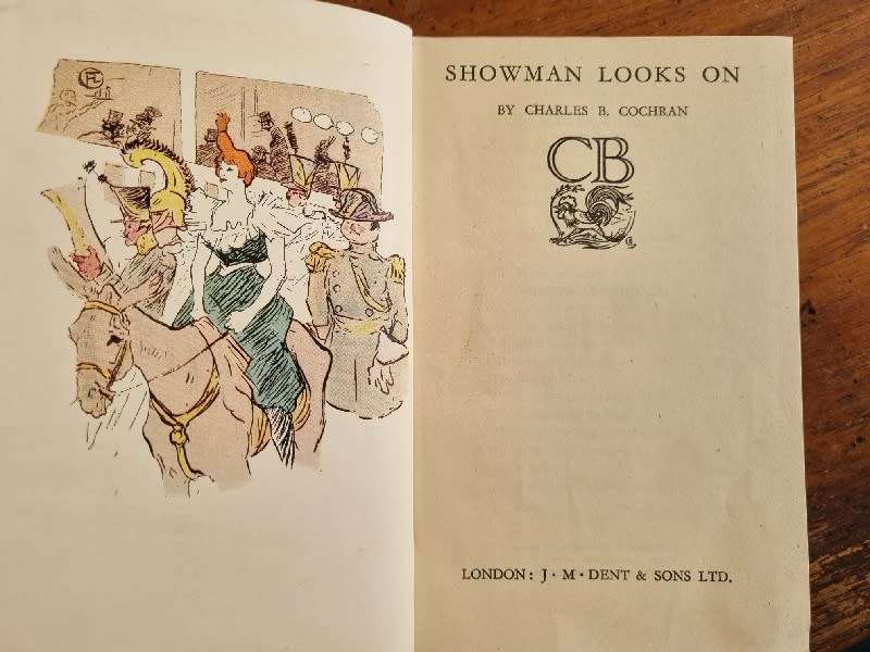 Snowman looks on - Charles B. Cochran