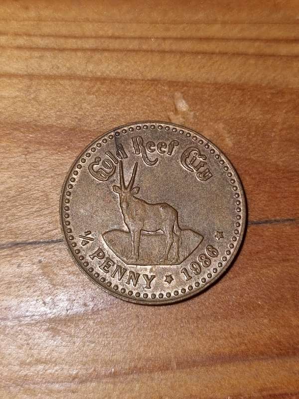 1986 - Gold Reef City 1/4 Penny