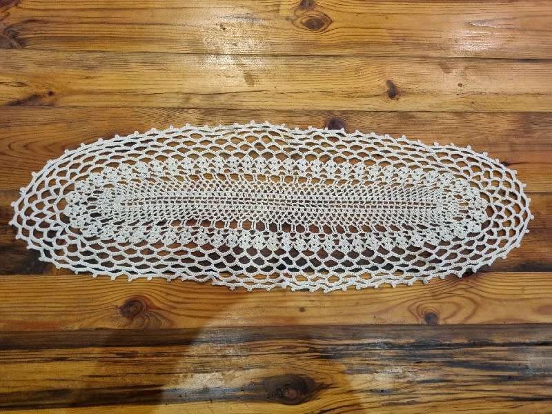 Vintage Doily - 62cm x 23cm