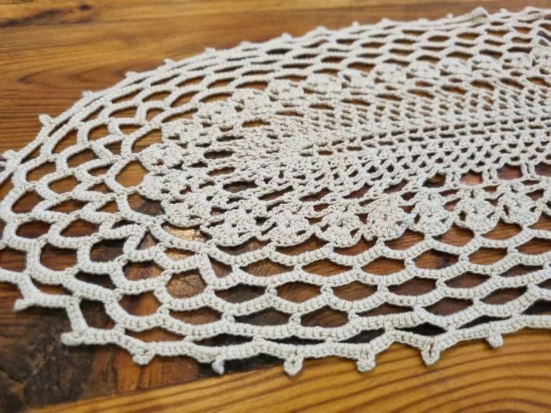 Vintage Doily - 62cm x 23cm