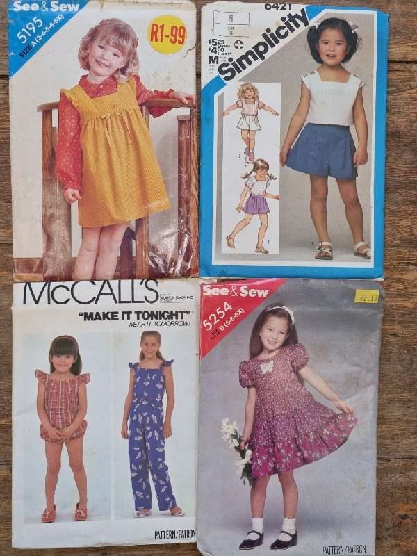 4 x Girl Patterns