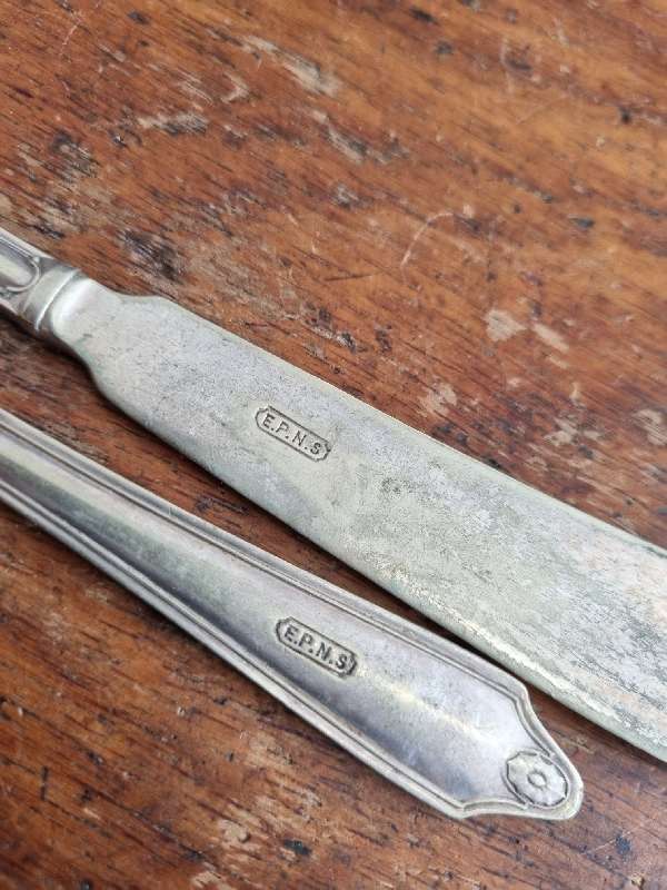 6 x Vintage EPNS Fish Knives and Forks