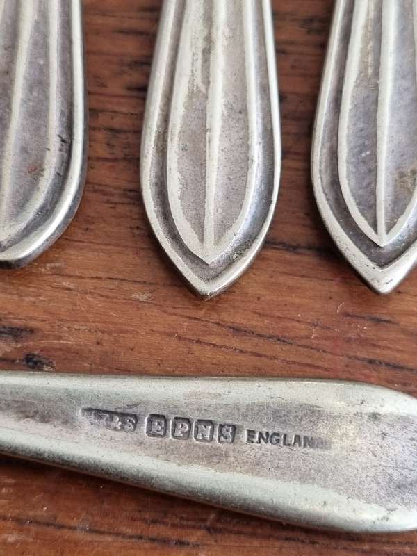 4 x Small Vintage EPNS Forks - Made in England