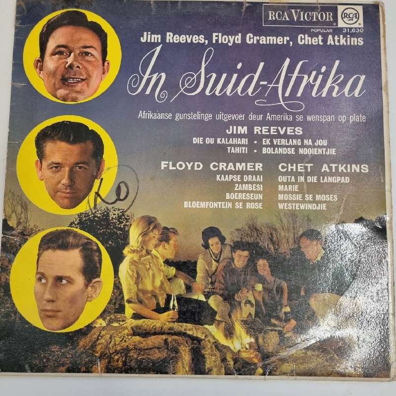 Jim Reeves, Floyed Cramer, Chet Atkins In Suid-Afrika - LP