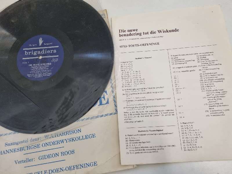 Die Nuwe Wiskunde - Johannesburgse Onderwyskollege - Vinyl LP
