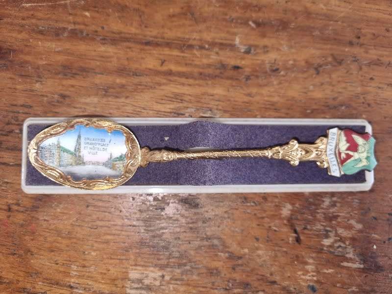 Vintage collectible spoon - Bruxelles