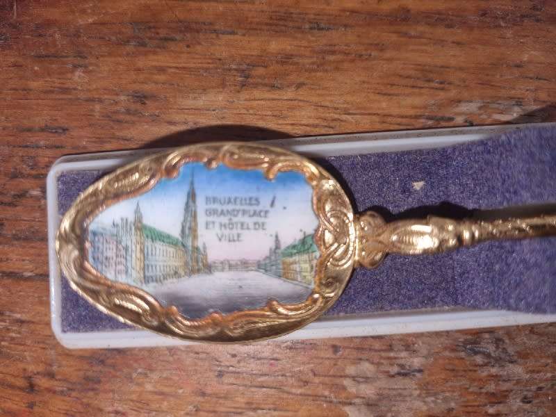 Vintage collectible spoon - Bruxelles
