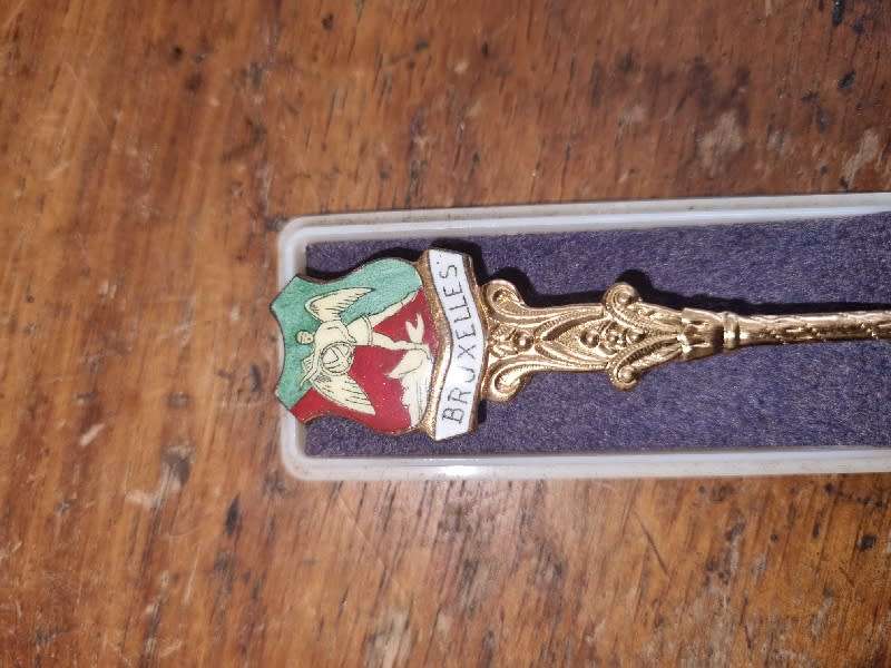 Vintage collectible spoon - Bruxelles