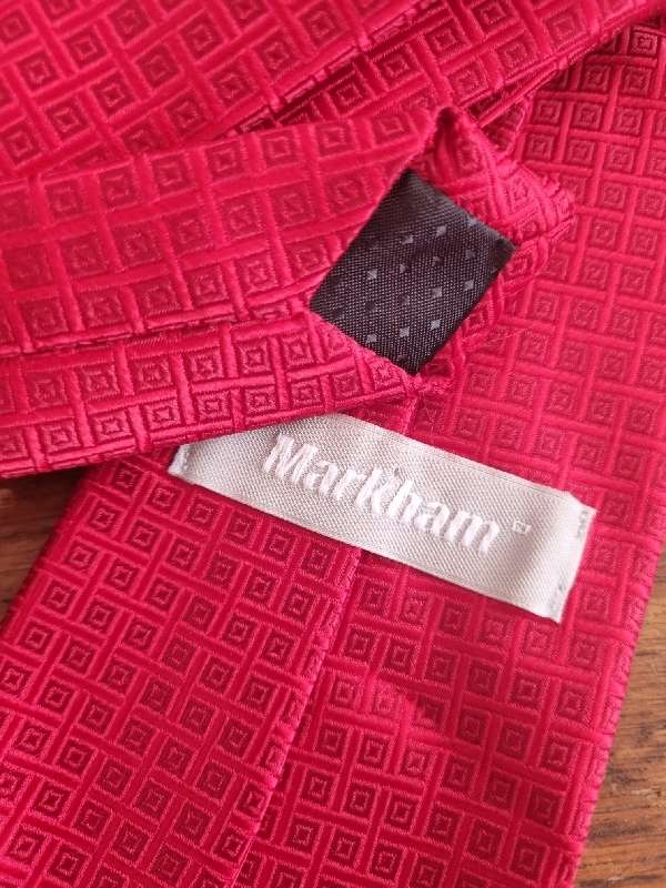 Red Markhams Tie