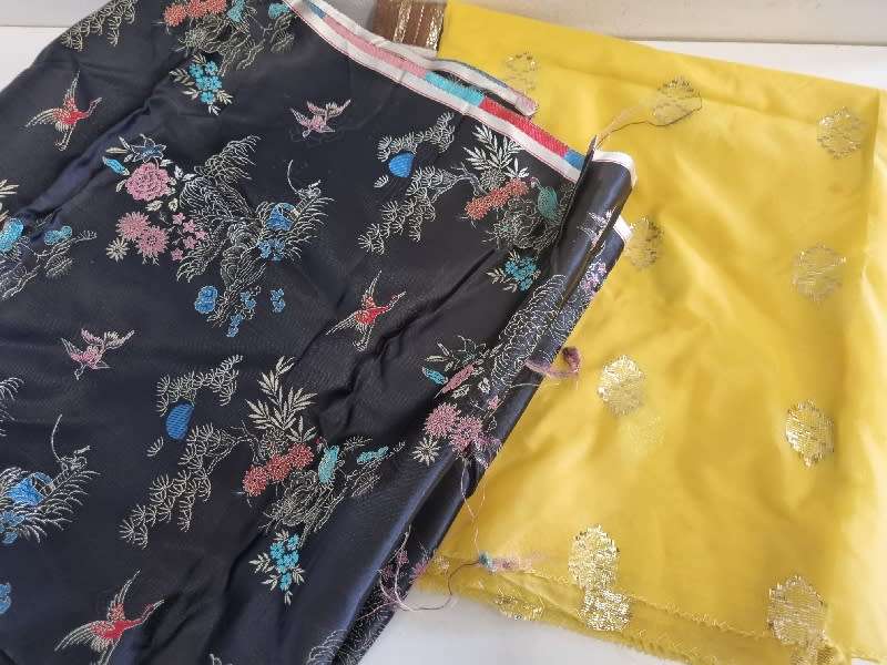 2 x Beautiful Pieces of fabric for your next project