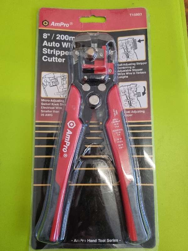 AmPro 200mm Auto Wire Stripper & Cutter