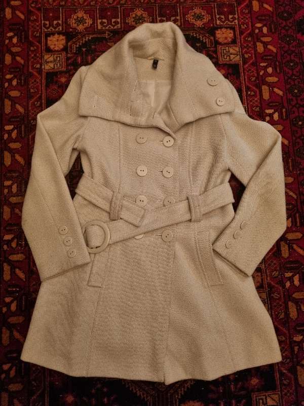 Cream Coat - Size M