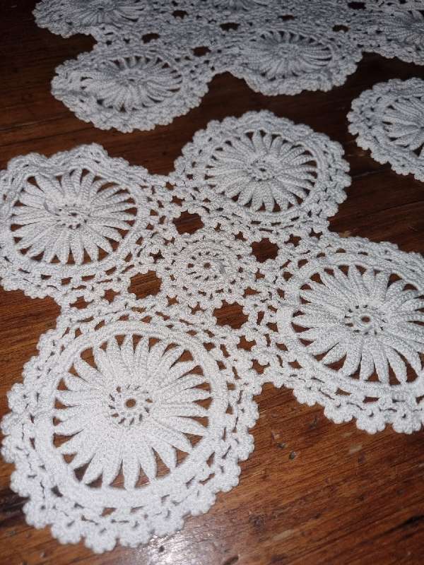 3 x Beautiful Crochet Doilies