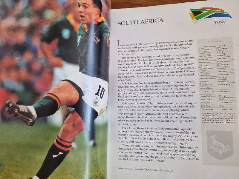 The Story of the Rugby World Cup South Africa 1995
