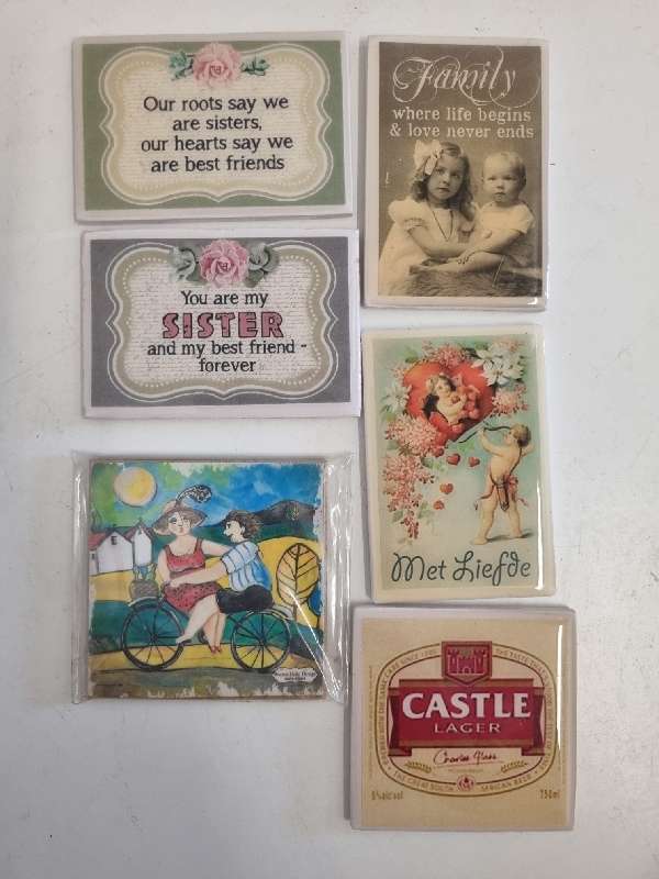 6 x Fridge Magnets