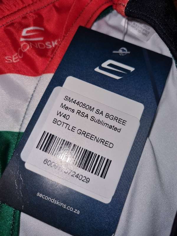 Second Skins Mens South African Flag Swimming Briefs - Size 40 - New with tags