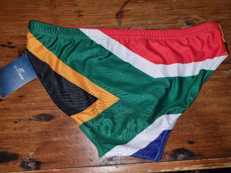 Second Skins Mens South African Flag Swimming Briefs - Size 40 - New with tags