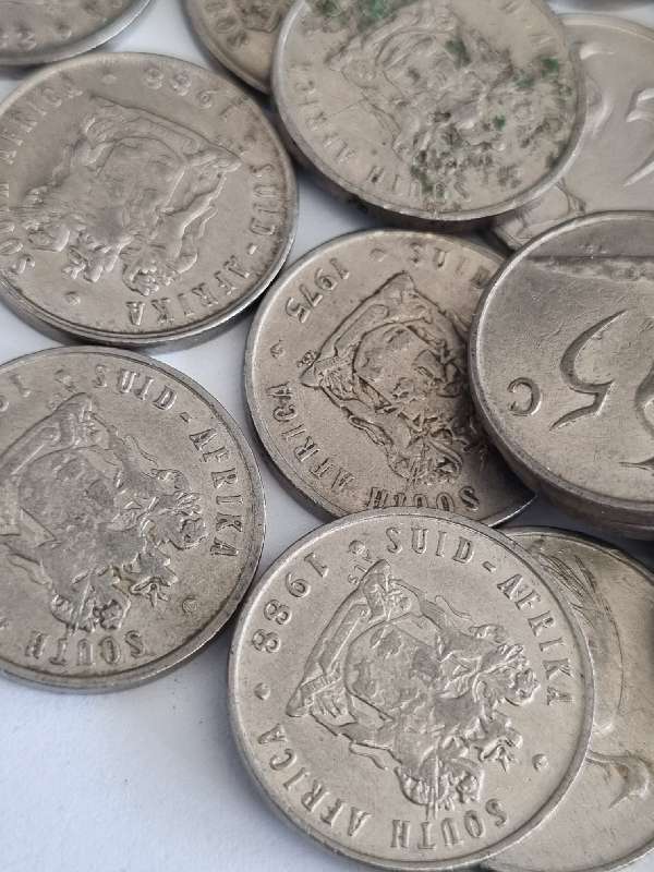 44 x 5c coins