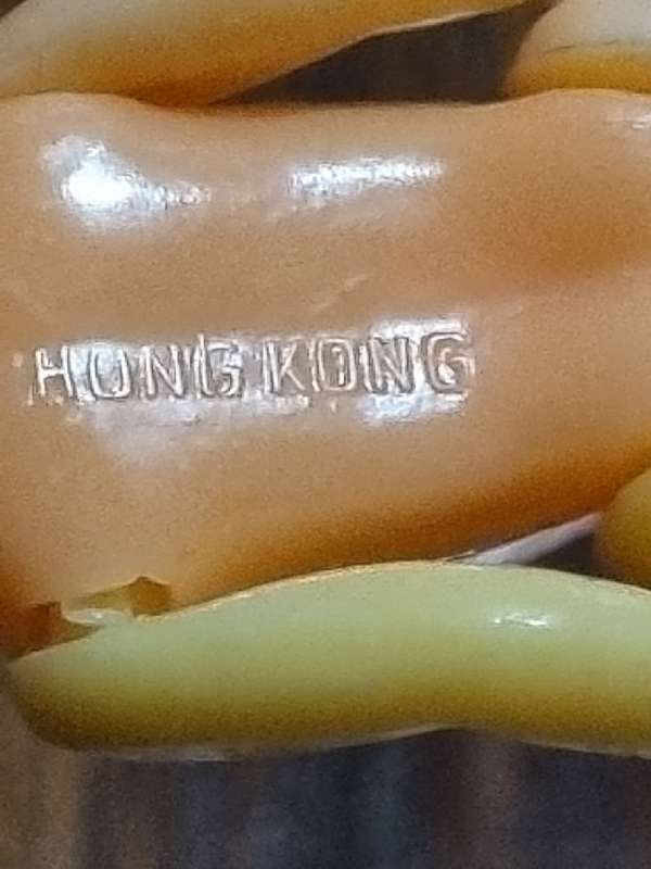 Small Vintage Hard Plastic Doll - Hong Kong - Size - 6cm