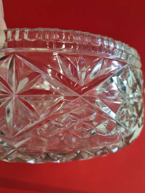 Beautiful Vintage cut glass bowl - Perfect for salads