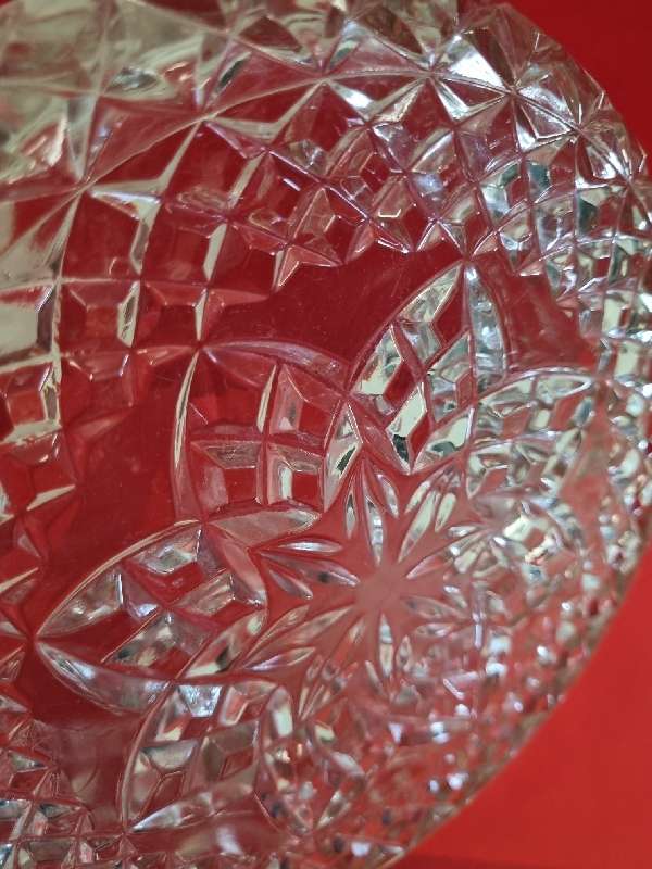 Beautiful Vintage cut glass bowl - Perfect for salads