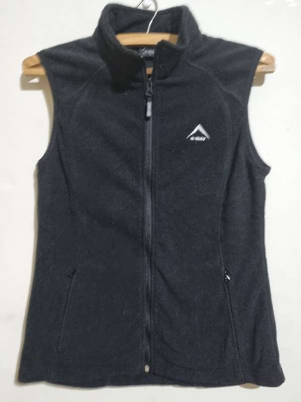 K-Way Black Sleeveless Jacket with pockets - Size M